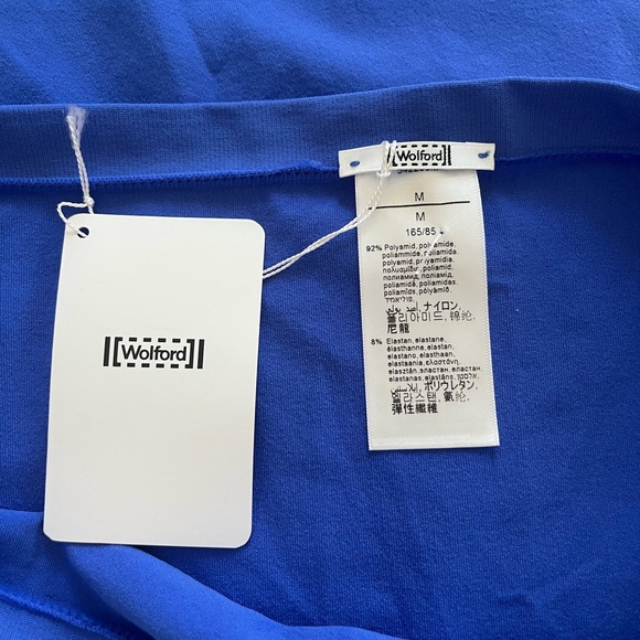 Wolford Egyptian blue mini dress/skirt - Picture 3 of 4